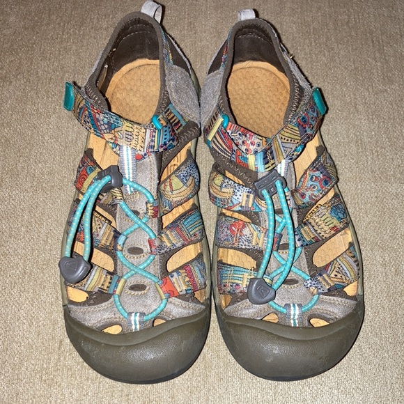 KEEN + Jennifer Mercede Newport Sandals Womens Size 5 - Picture 2 of 11